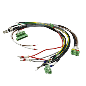 Custom Green <span class=keywords><strong>2</strong></span> <span class=keywords><strong>3</strong></span> 4 5 6 7 8 9 10 Pin connettore terminale a vite con cavo 5.08mm morsettiera connettore cablaggio - Product Image 1