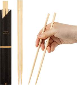 Bán buôn tre dùng một lần Chop Sticks với tùy chỉnh đóng gói in Sushi Stick Twin tensoge đũa cho nhà hàng - Product Image 4