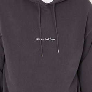 Original Custom High Quality Trending Black No Strings Oversized Sports Washed Heavy Basic <b>Hoodie</b> Washed for <b>Men</b> - Product Image 6