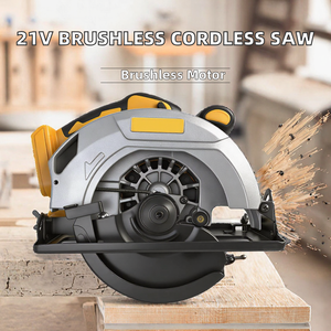 Vente directe d'usine, scie circulaire sans fil électrique à batterie lithium 21V, qualité industrielle, mini-coupeuse sans balais /4Ah 1100W - Product Image 2