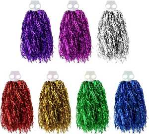 <span class=keywords><strong>Pompones</strong></span> Metálicos Coloridos de Arcoíris con Mango de Plástico de 100g a <span class=keywords><strong>Precio</strong></span> Económico, para Animadoras - Product Image 6