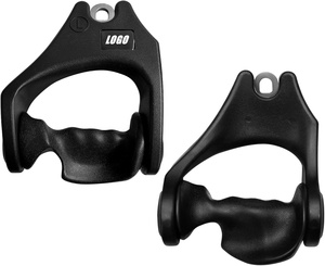 Poignées de gymnastique ergonomiques poignées d'<span class=keywords><strong>exercice</strong></span> robustes pour machine à câble croisé <span class=keywords><strong>triceps</strong></span> <span class=keywords><strong>exercice</strong></span> LAT tirer vers le bas et bandes de résistance - Product Image 1