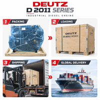 Moteur diesel industriel DEUTZ D2011 L2 L3 L4 L4W 31,5-67 CV 2600-2800 tr/min, moteur compact haute puissance pour machines de construction mobiles