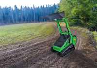 VICTORY SK690LE Mini chargeuse compacte électrique haute efficacité pour jardin 100KG-400KG capacité avec boîte de vitesses de pompe à roulement