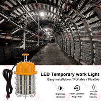 Projecteur de chantier LED 100W 150W 60W AC100-277V CRI80 Garantie 5 ans CE Éclairage temporaire pour chantier de construction