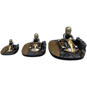 WeiVista Trophée de kart en résine Coupe de <span class=keywords><strong>karting</strong></span> en résine Prix de sport de course Figurine Fabricant - Product Image 2