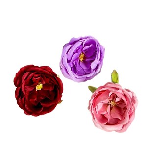 Cabeza de Flor Artificial Austin, Flor de Seda para Decoración de Bodas, Accesorios para Coronas DIY, Decoración Floral para el Hogar Estilo INS - Product Image 5
