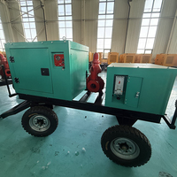 Bomba Centrífuga de Hierro Dúctil para Motor Diésel de Baja Presión con Motor Trifásico y Cabezal de Succión de 6m para Control de Inundaciones y Drenaje