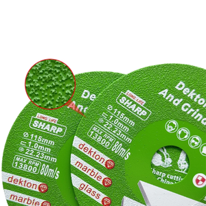 Lame de scie diamantée de qualité industrielle 125mm pour le verre marbré Dekton & Granite Tile Hot Press Process - Product Image 2