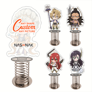 ขายส่งงานฝีมือพลาสติก  ขายึดสปริงอะคริลิค PVC แบบกำหนดเอง  สำหรับตกแต่งบูธถ่ายรูป  ลายการ์ตูน อนิเมะ  ดนตรี  รูปภาพ  ตามสั่ง - Product Image 6