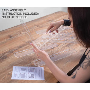 प्लाईडोलेक्स 60 छेद सिटाडेल पेंट अन्य दीवार माउंट पेंट रैक एक्रिलिक पेंट भंडारण आयोजक - Product Image 4