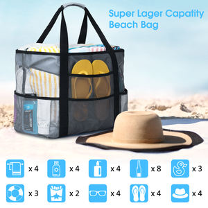 Bolso de hombro de verano personalizado, bolso de playa elegante con bolsillos, proveedor de lona de sublimación para el bolso de playa tas kanvas - Product Image 5