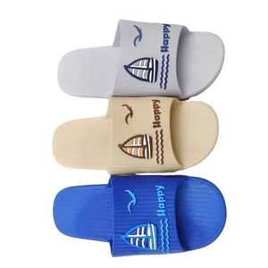 플랫 더블 조절 버클 스트랩 PVC 및 야외 샌들 오픈 발가락 방수 뜨거운 판매 망 패션 여름 슬라이드 슬리퍼