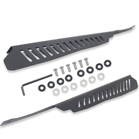 Bouclier de garde-boue gauche/droite en aluminium, Kit de 2 pièces avec plaque de panneau, Bay du moteur, matériel pour Subaru WRX et STI, 2008 — 2014