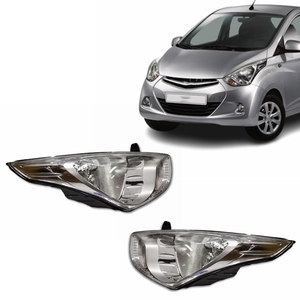 Pieza de Repuesto OEM Nueva para Carrocería de Automóvil, Faro Delantero Izquierdo y Derecho, Lámpara Halógena para Hyundai <span class=keywords><strong>Eon</strong></span> 2011-2019 - Product Image 1