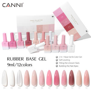 CANNI-Base de goma <span class=keywords><strong>para</strong></span> <span class=keywords><strong>uñas</strong></span> semitransparente, <span class=keywords><strong>esmalte</strong></span> de <span class=keywords><strong>uñas</strong></span> francesas de 9ml, <span class=keywords><strong>esmalte</strong></span> de gel <span class=keywords><strong>natural</strong></span> - Product Image 5