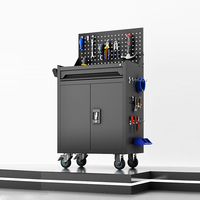 Chariot d'atelier multifonctionnel sur roulettes, capacité de charge de 150 kg, pour outils de réparation automobile