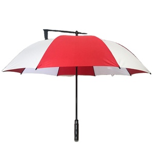 Parapluie de golf droit à deux couleurs, coupe-vent, 30 pouces, grand format, personnalisable avec logo publicitaire, cadeaux d'affaires - Product Image 1