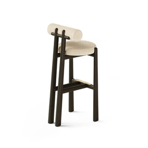 Tabouret <span class=keywords><strong>de</strong></span> <span class=keywords><strong>bar</strong></span> <span class=keywords><strong>de</strong></span> style rétro moderne nordique Design minimaliste avec des coussins en tissu simples pour restaurants bars cafés îles <span class=keywords><strong>de</strong></span> cuisine - Product Image 5