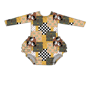 Neuester Baby-Mädchen-Strampler aus Bambus und Milchseide Kinder-Mädchen-Bubble-Strampler - Product Image 4