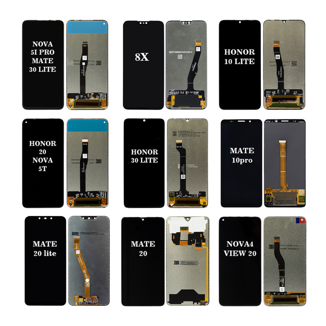 Test One by One Lcd Display Screen for Huawei Nova2 Nova3 Nova4 Nova5 Nova6 Nova7 Nova8 Nova9