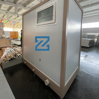 Salle de bain et toilettes portables de luxe extérieures en panneaux sandwich préfabriqués durables, écologiques et faciles à installer pour hôpitaux et parcs