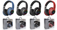 Headphone Nirkabel Lipat HiFi Super Bass Stereo Bluetooth dengan Mikrofon dan Headset Berkabel Mendukung Kartu SD