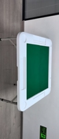Table et chaises de mahjong pliantes légères et portables, en plastique alvéolé triangulaire, modernes, réglables en hauteur, pour extérieur HM