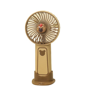 Portable Handheld USB Rechargeable <b>Fan</b> With <b>Stand</b> 5W DC Motor Button Control For Desk And Outdoor Use - Product Image 5