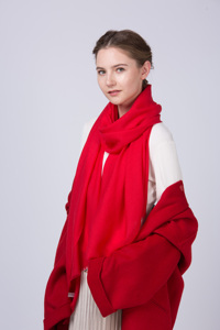 Custom Premium Gradient Color Wool Pashmina Scarf with Tassel Edge Long Winter Shawl <b>Wrap</b> - Product Image 4