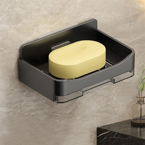 Boîte à savon murale personnalisée étagère de rangement en ABS porte-savon à la mode organisateur d'évier de cuisine de salle de bain - Product Image 1