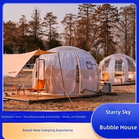 Cabines transparentes en forme de bulle pour l'extérieur, fournies par le fabricant, pour mariages, studios de diffusion en direct, maisons d'hôtes