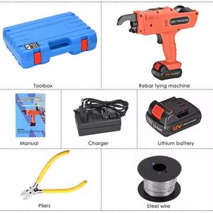 Máquina Eléctrica Portátil para Atar Varillas con Motor y Caja de Cambios, 1 Año de Garantía - Herramienta de Construcción - Product Image 5