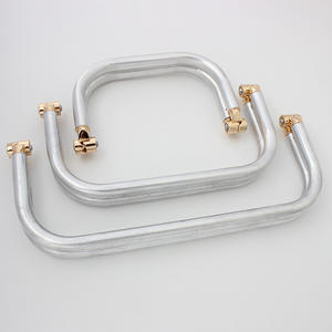 מתכת יוקרה מסגרות ארנק קשיח מלבן מסגרת אבזם ארנק מטבעות בעבודת יד צינור ארנק אלומיניום מסגרת מצמד DIY ידית תיק - Product Image 6