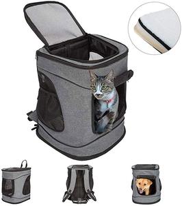 <span class=keywords><strong>Mochila</strong></span> transportadora de mascotas para perros pequeños, gatos, cachorros, bolsa de viaje para mascotas aprobada por la aerolínea con ventana de malla, alfombrilla suave para <span class=keywords><strong>senderismo</strong></span> - Product Image 6