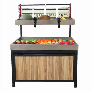 Estante de madera para verduras de China, expositor de frutas para <span class=keywords><strong>supermercado</strong></span> - Product Image 1