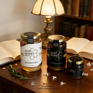 Miel de Bosque Ayat Brown, Cosechada en la Naturaleza, 100% Orgánica, de Alta Altitud, Etiopía, 3 Años de Duración, Aroma Único, para Desayuno y Cocina - Product Image 6