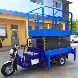 פלטפורמת הרמה הידראולית תלת-גלגלית, שולחן הרמה מספריים המותקן על תלת אופן חשמלי, הזול ביותר. - Product Image 5