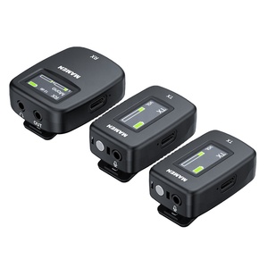 Cámara 2,4G inalámbrico solapa Lavalier Mic grabadora entrevista tiro pistola micrófono con discurso 5G para portátil DSLR tableta - Product Image 1