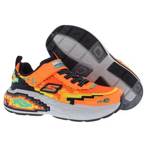 Chaussures Skechers Mega Craft 4K PS pour garçons, orange et noir, style marche - Product Image 4