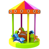 Octopus Forme Conception Gonflable Merry Go Round Intérieur Petit Enfant Électrique Demi-Tour Intérieur Merry-go-round Jouets pour Enfants