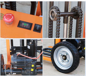 창고 전기 핸드 카트 200kg/400kg 적재 용량-접이식 손잡이, 화물 이동을 위한 오래 지속되는 리튬 배터리 - Product Image 4