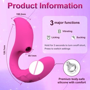 Vibrador de Succión para Mujeres, Simulación de 10 Frecuencias, Dispositivo de Masturbación Insertable para Uso Femenino, Juguetes Sexuales para Adultos - Product Image 3