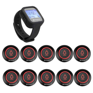 Sistema de llamada receptor de servidor de reloj de pulsera inalámbrico para Kitchen Club Clinic Retekess TD106 - Product Image 1
