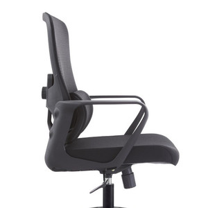 Cadeira de Escritório de Malha com Design Moderno e Suporte Lombar Ajustável Cadeira Giratória de Trabalho com Braços Fixos para Home <span class=keywords><strong>Office</strong></span> - Product Image 3