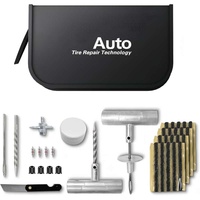 Kit de Herramientas para Reparación de Neumáticos - Reparación Universal de Neumáticos sin Cámara para Automóvil, Motocicleta, Tractor, ATV