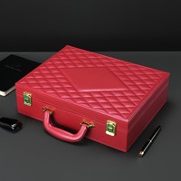 Valises de luxe avec insert en EVA, adaptées aux produits de soin de la peau, au vin, aux bijoux, boîtes d'emballage en bois et en cuir, taille personnalisable