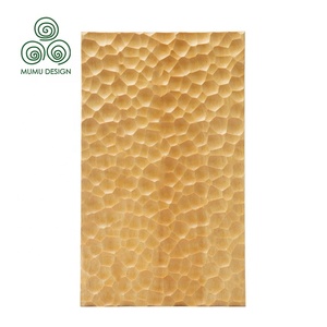 Panneau mural rainuré rond en bois <span class=keywords><strong>massif</strong></span> MUMU Wainscot, couverture intérieure pleine fréquence, pour décoration intérieure - Product Image 1