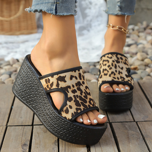Sandalias de Plataforma para Mujer, Verano 2025, Estilo Europeo Americano, Tallas Grandes, Color Sólido, Modelo 9815 - Product Image 2