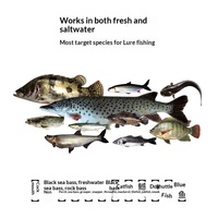 Leurre Artificiel Rigide Luya Multi-Sections Imprimé en 3D Simulation de Poisson-Lécheur d'Eau Douce 12cm 19g Leurre Artificiel Neuf Sections Vente en Gros